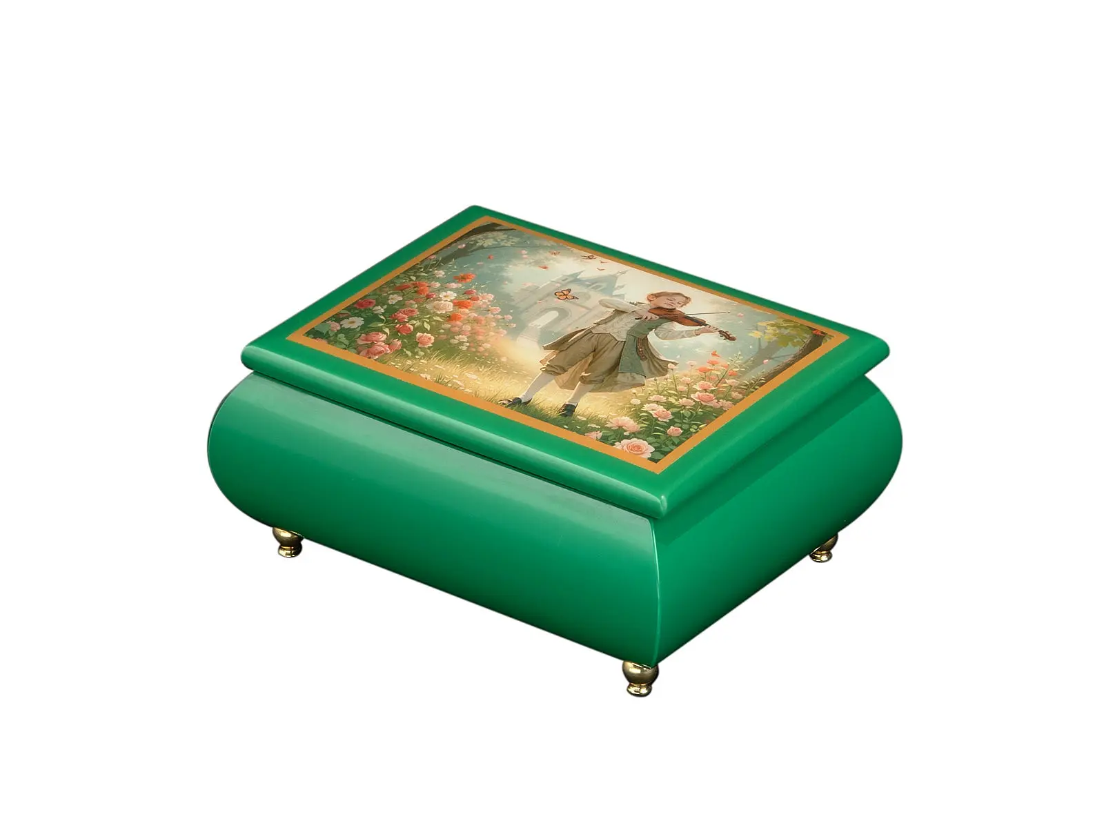 Enchanting A Serenade in Bloom – Ercolano Italian Music Box - Image 3