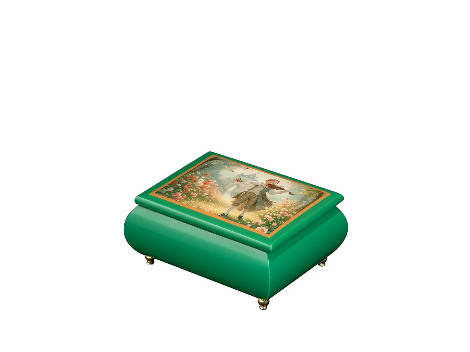 Enchanting A Serenade in Bloom – Ercolano Italian Music Box
