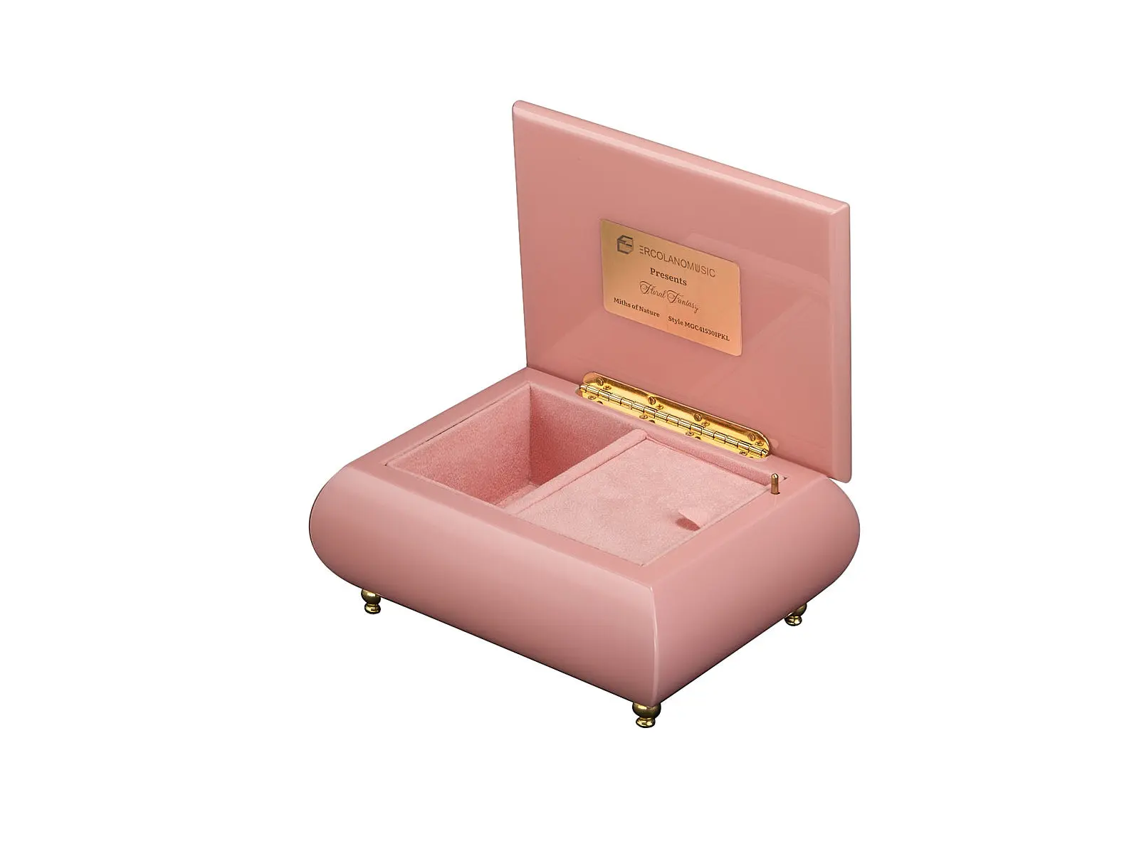 Breathtaking Floral Fantasy – Ercolano Italian Music Box - Image 2