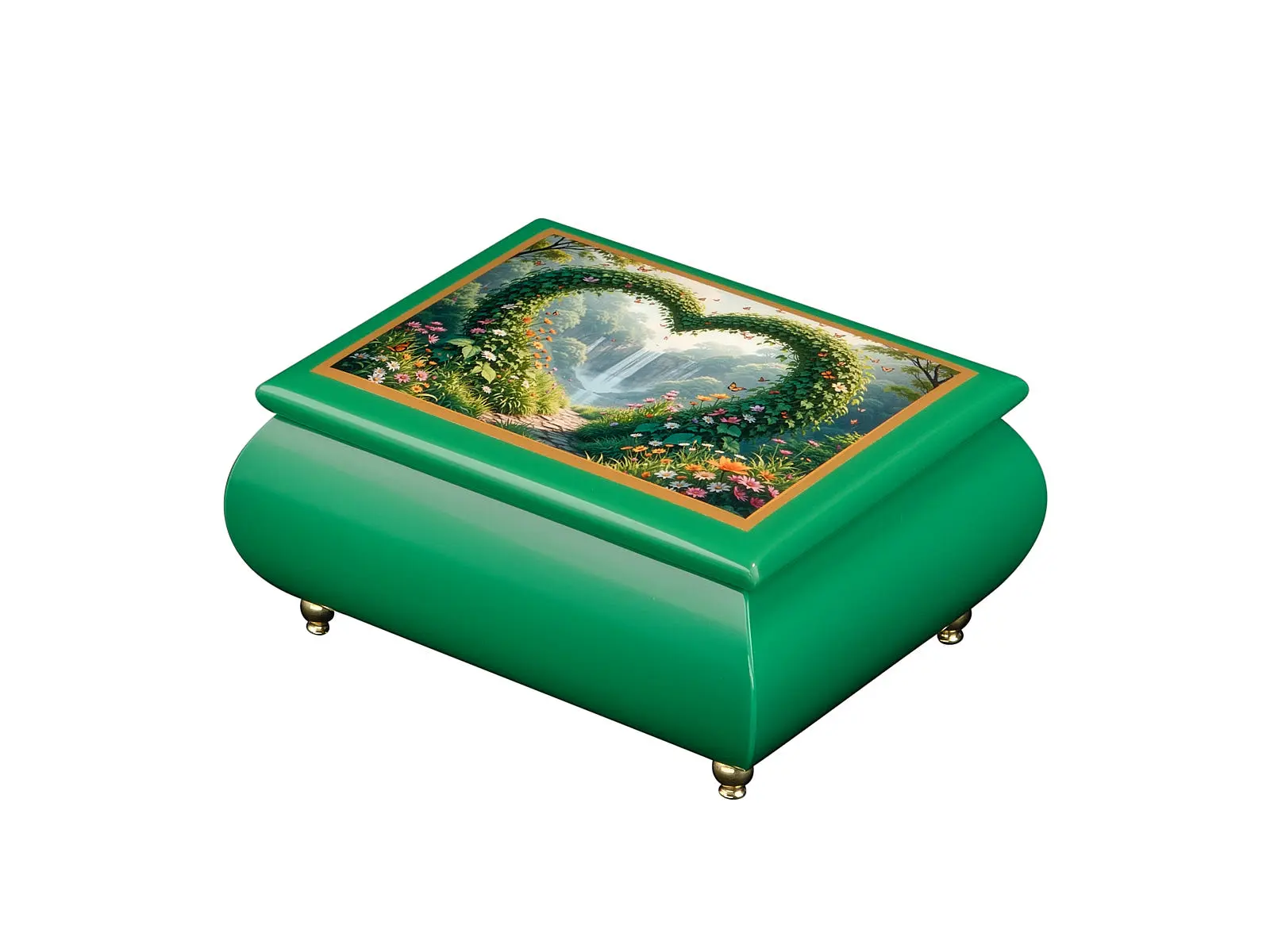 Timeless Heart of the Forest – Ercolano Italian Music Box - Image 3