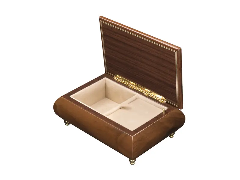 Multicolored Inlaid Music Box 416 Violin - Ercolano Italian Music Box - Image 6