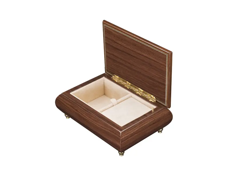 Multicolored Inlaid Music Box 416 Violin - Ercolano Italian Music Box - Image 16