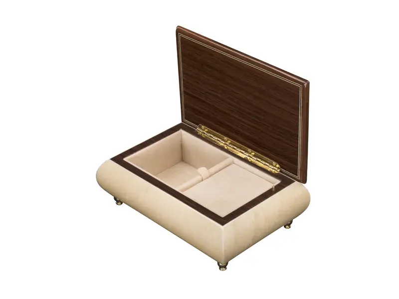 Multicolored Inlaid Music Box 416 Violin - Ercolano Italian Music Box - Image 8